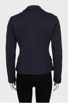 Jacket with button fastening