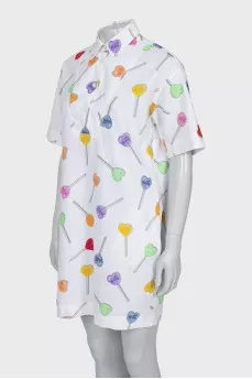 Dress in lollipop print