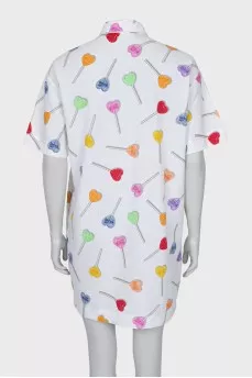 Dress in lollipop print
