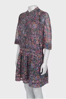 Dress decorated with sequins