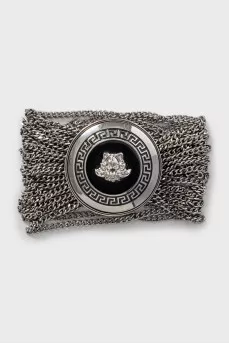Bracelet with chains and brand logo