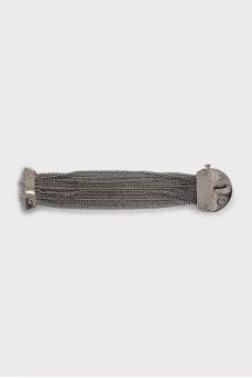 Bracelet with chains and brand logo