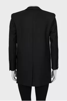 Black button down jacket