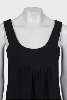 Dress with wide straps