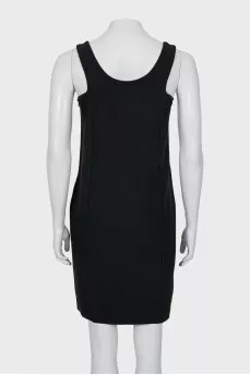 Dress with wide straps