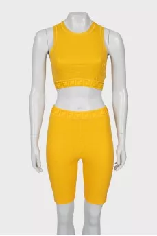 Top and shorts suit