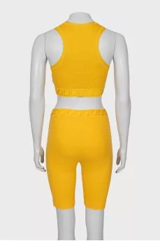 Top and shorts suit