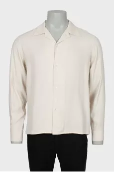Men's beige shirt with tag