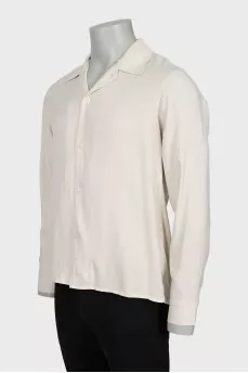 Men's beige shirt with tag