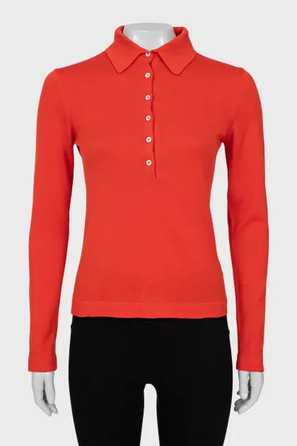 Orange jumper with buttons