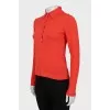 Orange jumper with buttons