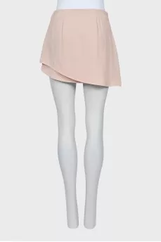Asymmetrical cut short skirt
