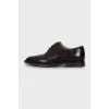 Men's brown leather brogues