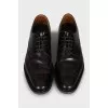Men's brown leather brogues