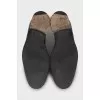 Men's brown leather brogues