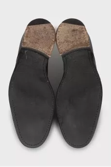 Men's brown leather brogues