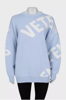 Oversized merino wool sweater