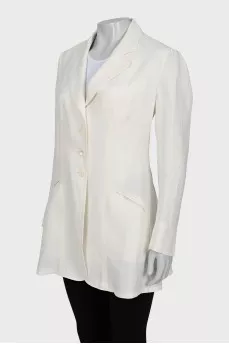 White linen jacket