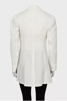 White linen jacket