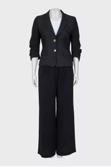 Black suit with trousers