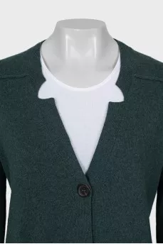 Cashmere cardigan with tag