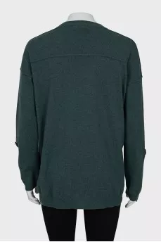 Cashmere cardigan with tag
