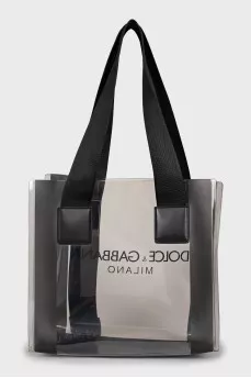 Transparent rubber bag
