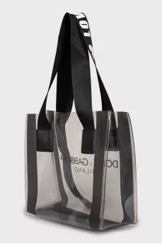 Transparent rubber bag