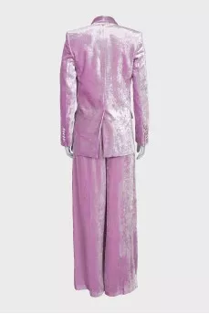 Pink suit with tag