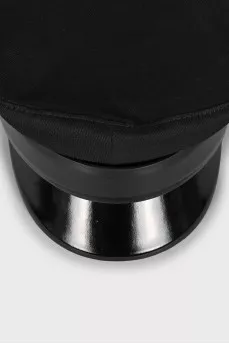 Caps with a glossy visor