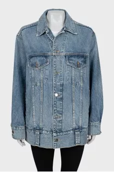 Oversized denim jacket
