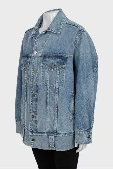 Oversized denim jacket