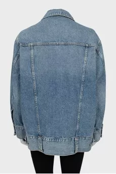 Oversized denim jacket