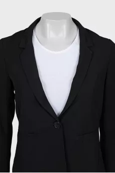 Fitted jacket with button