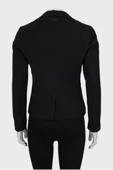 Fitted jacket with button