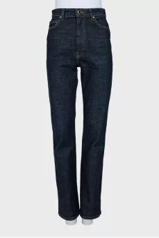 Blue high waist jeans