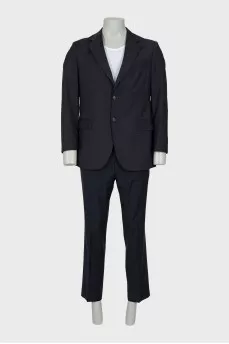 Muscovy blue wool suit
