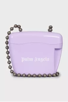 Purple plastic bag