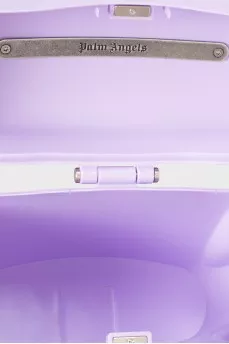 Purple plastic bag