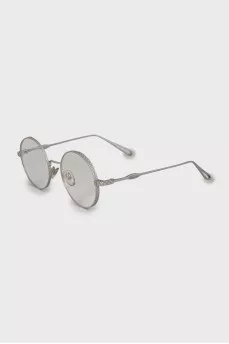 Silver glasses with embossed frame