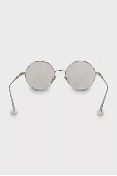 Silver glasses with embossed frame