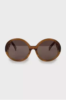 Brown frame sunglasses