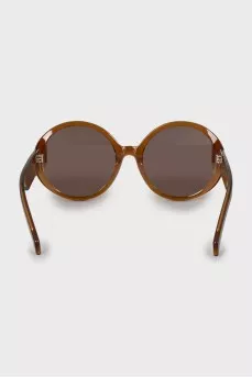 Brown frame sunglasses