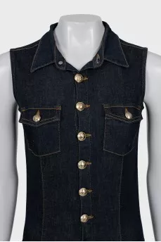 Jumpsuit decorated with crystals