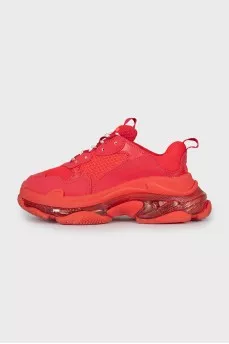 Triple S sneakers in red