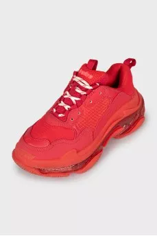 Triple S sneakers in red