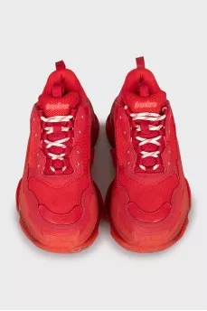 Triple S sneakers in red