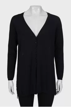 Cardigan with lace back
