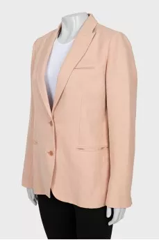 Jacket decorated with rhinestones