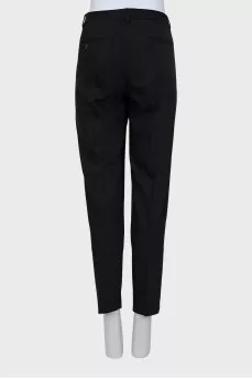 Black trousers with arrows